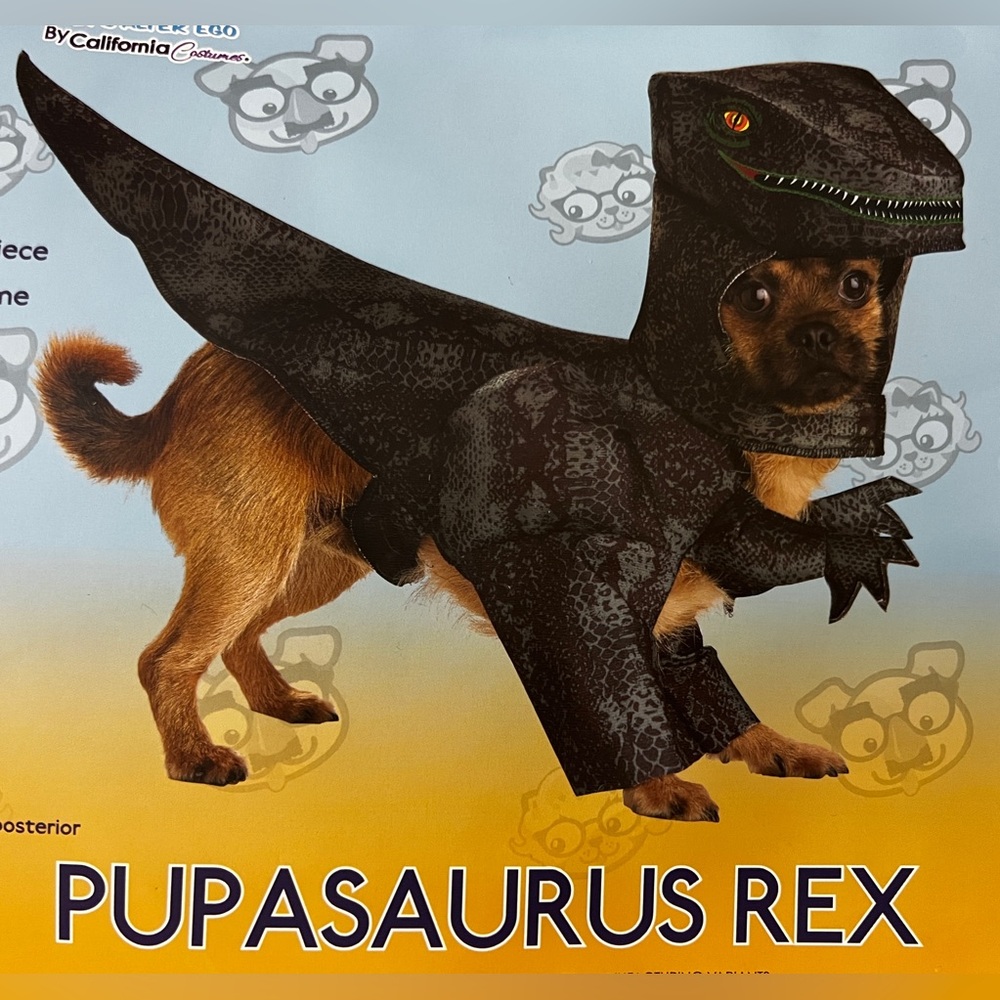 California Creations PUPASAURUS REX T-Rex Dog Halloween Costume XS S M L Avail.